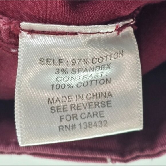 Modcloth Pants Womens 6 Red Wide Leg Crop High Rise Stitching Carpenter Jeans - Picture 9 of 12